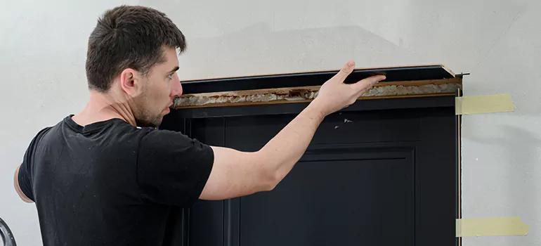 Wood Door Hole Repair in San Bruno, CA